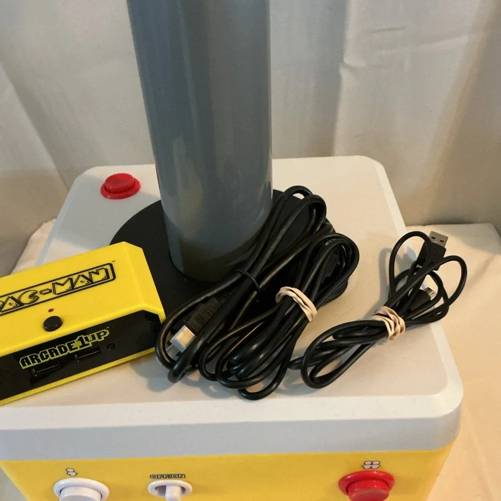 Arcade1Up Pac-Man Giant Joystick w/10 Game HDMI Console Tested - Picture 3 of 15